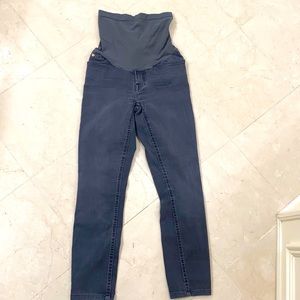 7 for ALL Mankind Grey Maternity Jeans.